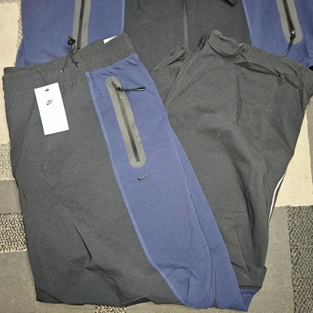 Nike Tech Men's Dri-FIT Woven Color-Block Windrunner Set - Picture 4 of 8